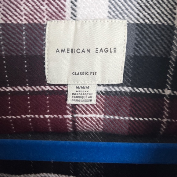 Men’s American Eagle cotton flannel shirt NWOT - Picture 2 of 4